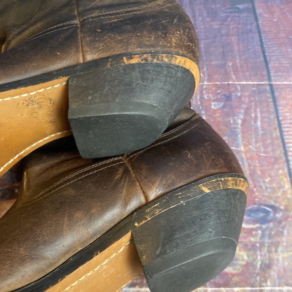 Durango Western Wear Leather Mid Calf Boots with Brass ToneToe accent detail - Picture 11 of 15